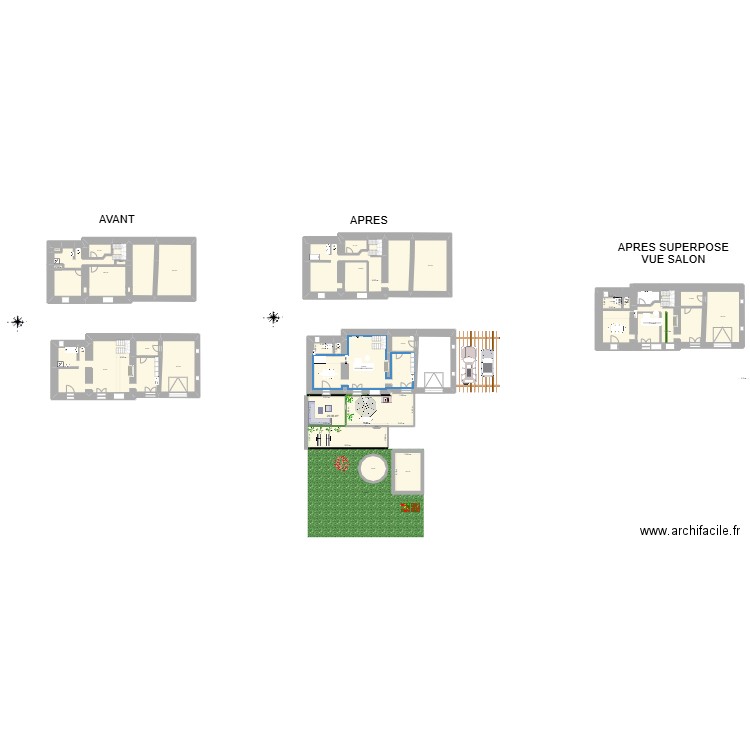 Terrasse 3. Plan de 26 pièces et 618 m2