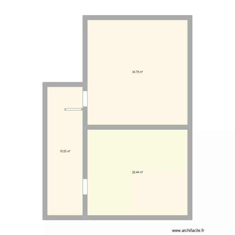 Lobet appartement caves. Plan de 