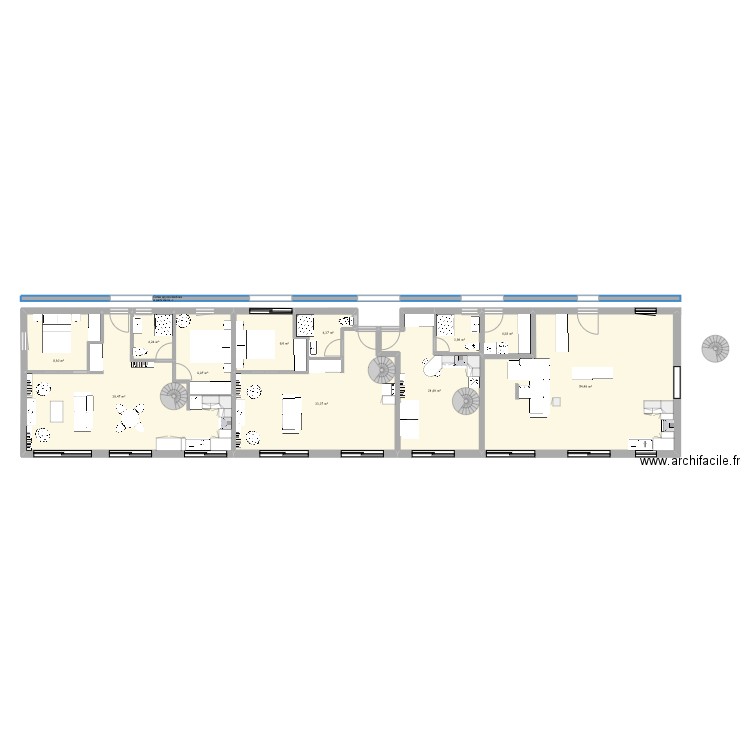 Joliot appartements. Plan de 0 pièce et 0 m2