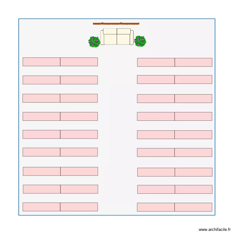 Alice et Corentin ceremonie. Plan de 1  et 110 m²