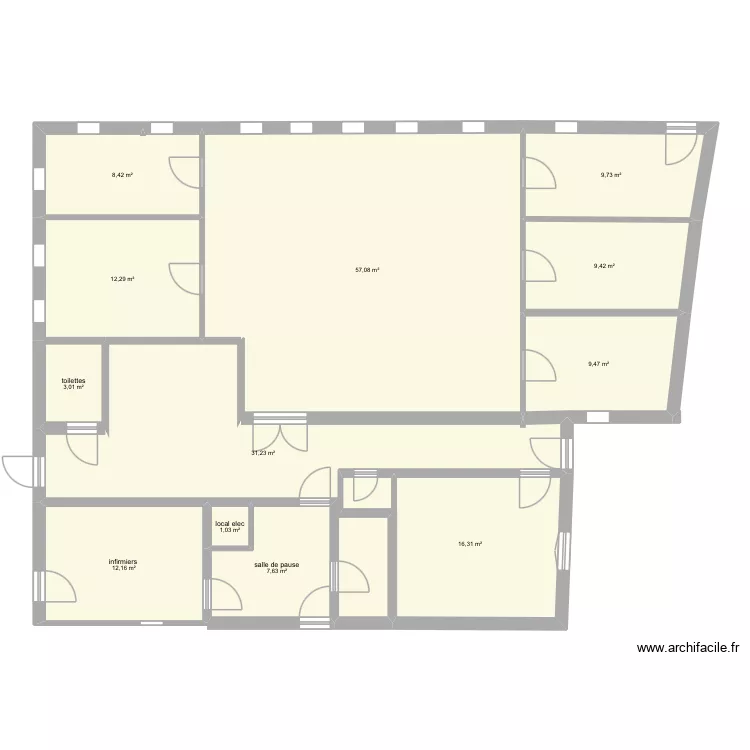 projet cabinet bêta 2. Plan de 12 et 178 m² projet cabinet bêta 2. Plan de 12 et 178 m²