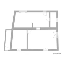 Plan de masse maison actuelle