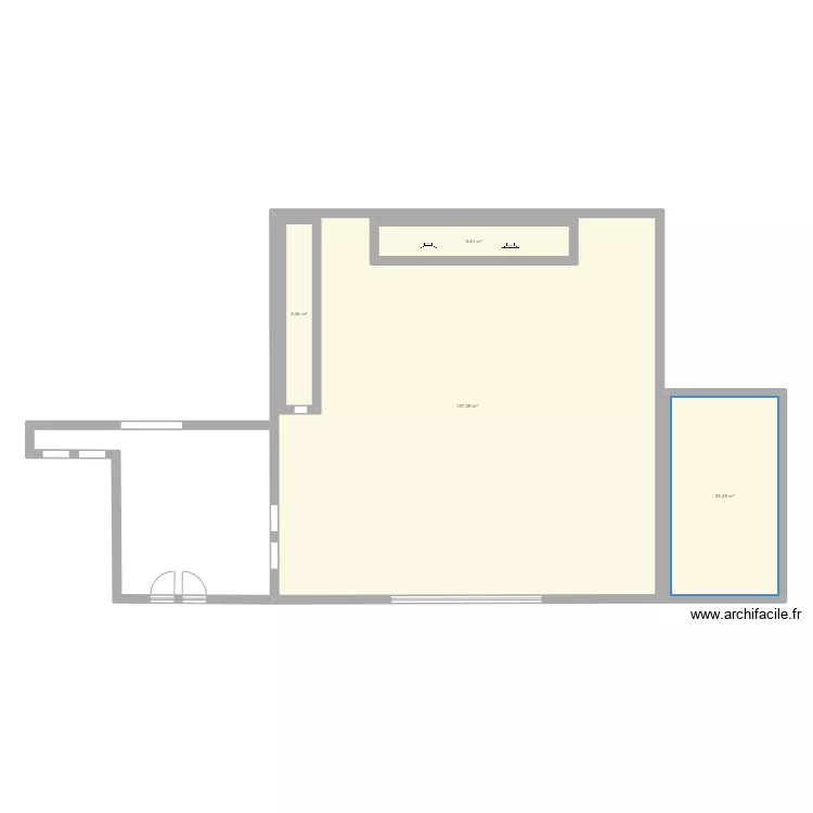 SALLE MARIAGE. Plan de 