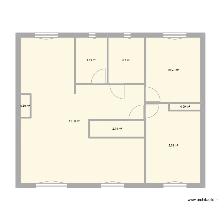 Réno lilas. Plan de 0 pièce et 0 m2