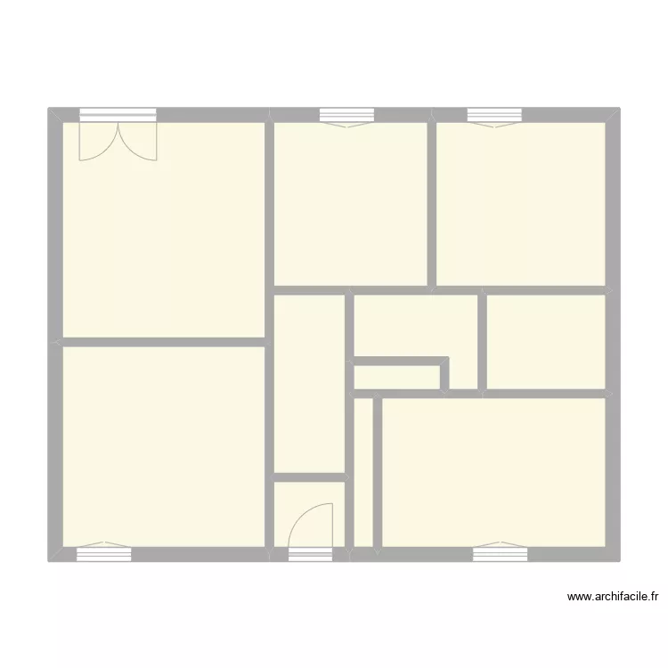 ROUSSEL ETAT INITIAL ETAGE. Plan de 