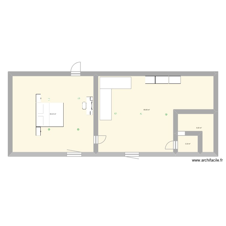 refaire le plan. Plan de 0 pièce et 0 m2
