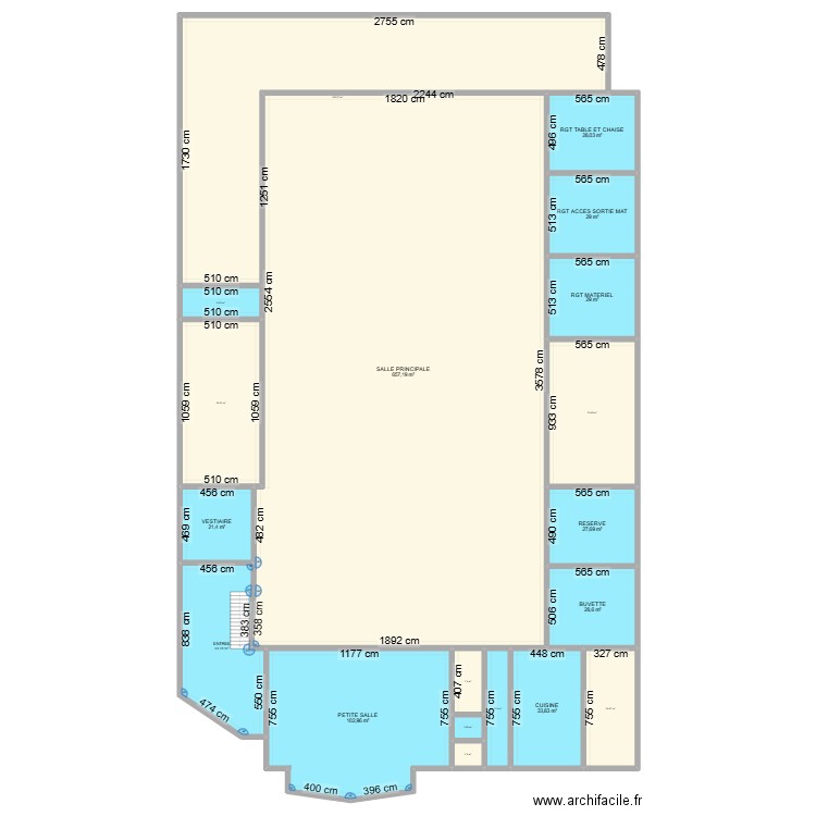 SALLE POLY FONTAINE. Plan de 0 pièce et 0 m2
