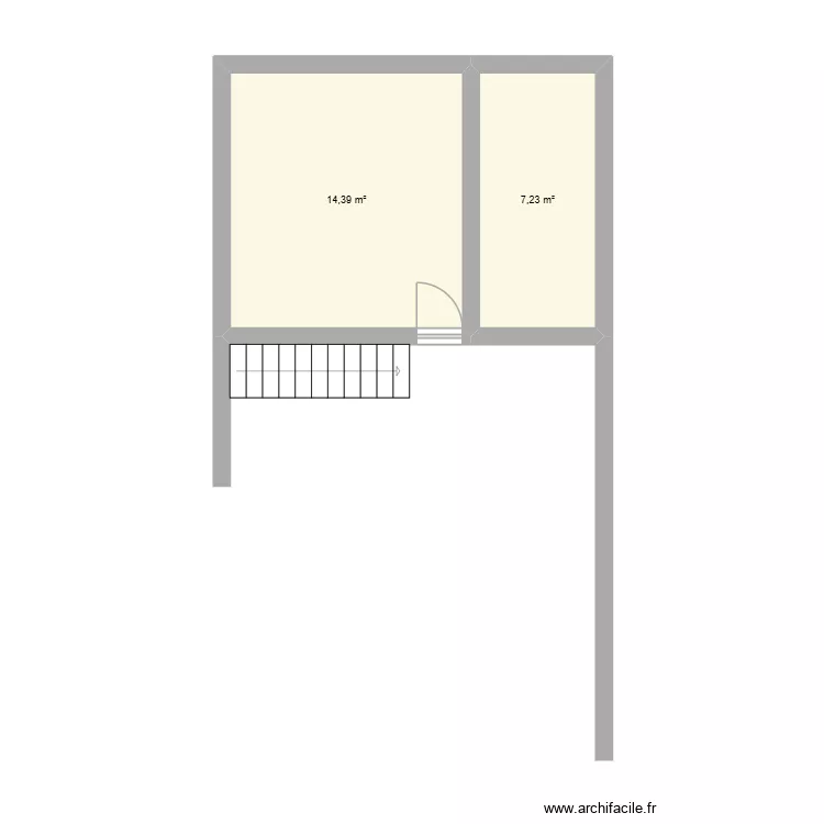 &eacute;tage Amou. Plan de 