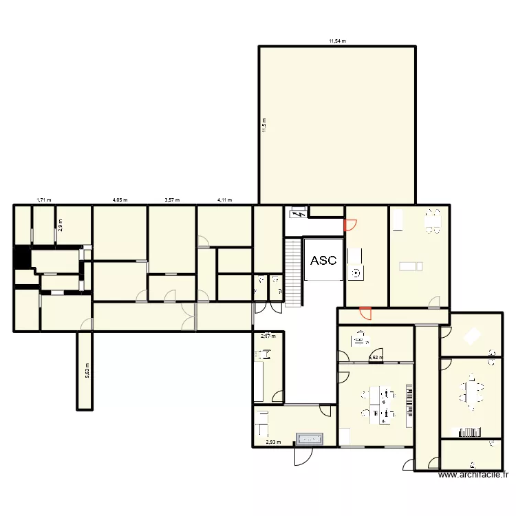 Armande_Rez de chauss&eacute;e_11032024. Plan de 