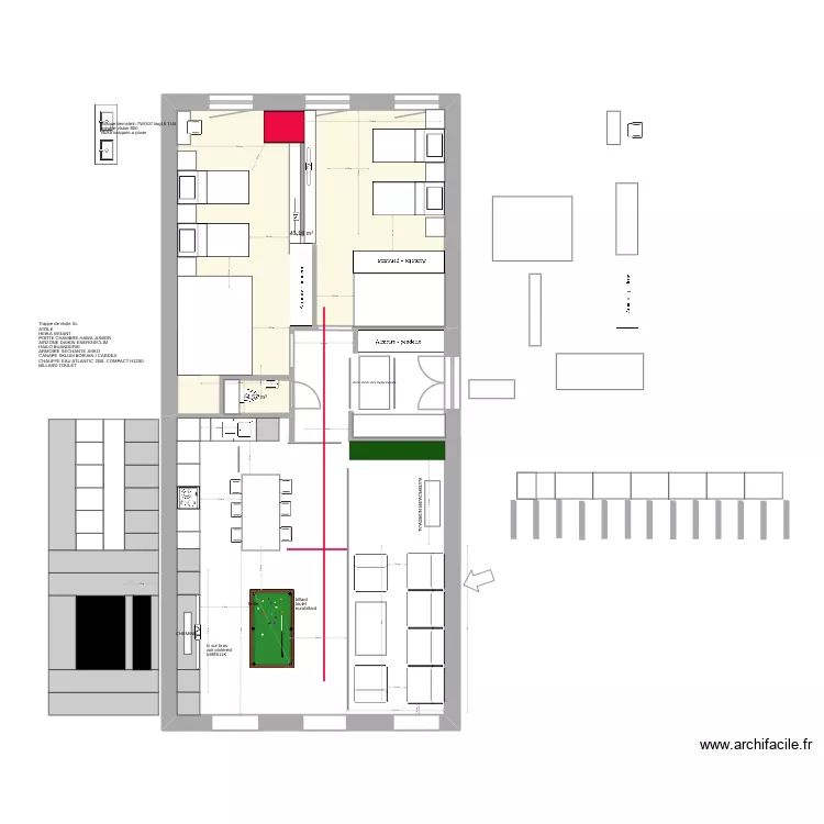 PLAN MERIMEE INVEST 2CH 6. Plan de 2  et 47 m²