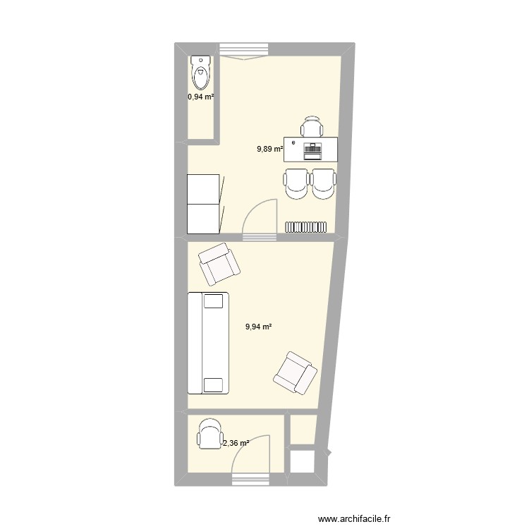 Local Albert Bayet. Plan de 0 pièce et 0 m2