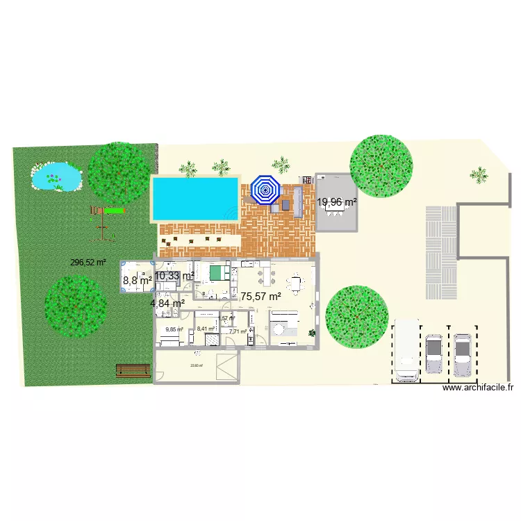 Booa de zoe. Plan de 