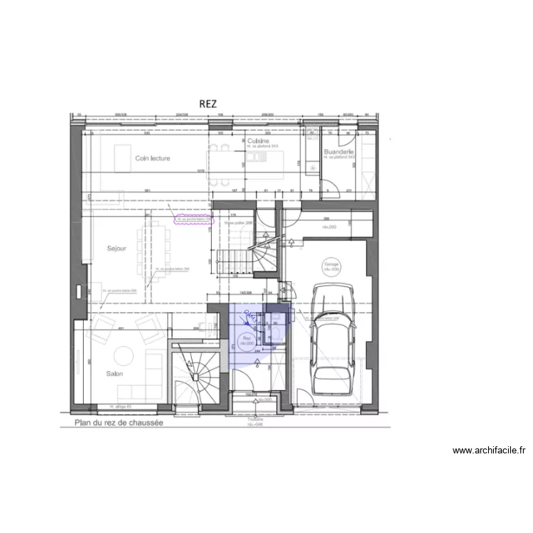 plan camera rdc EGGERMONT. Plan de 