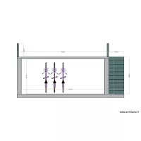 Plan de coupe - abri