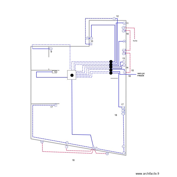 prises 2eme final. Plan de 0 pièce et 0 m2