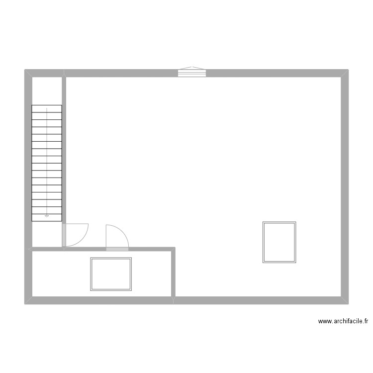 ESNARD R+1. Plan de 3 pièces et 84 m2