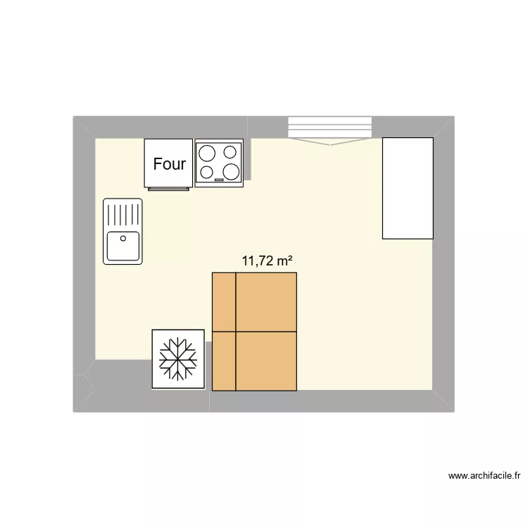 Salon. Plan de 1 et 12 m² Salon. Plan de 1 et 12 m²