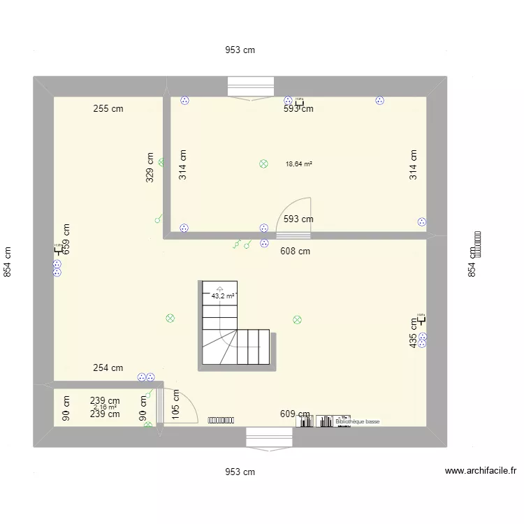 Maison Bressuire - &eacute;lectricit&eacute; &eacute;tage 2024. Plan de 
