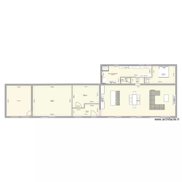 KEVIN. Plan de 19 et 388 m² KEVIN. Plan de 19 et 388 m²