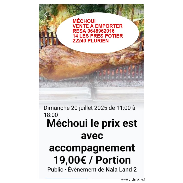 MECHUOI. Plan de 0 pièce et 0 m2