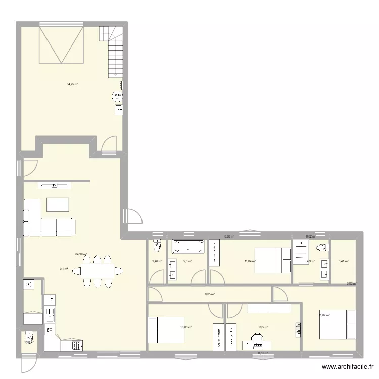 Villeneuve + doublage intérieur. Plan de Villeneuve + doublage intérieur. Plan de