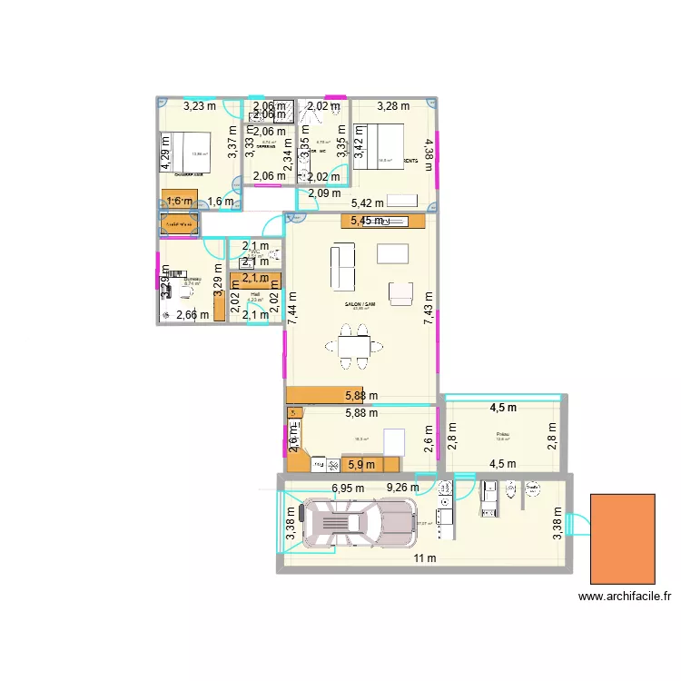 Projet 85 pont habert 1 C. Plan de 