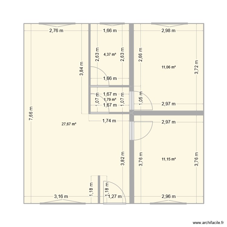 Maison r&eacute;nov&eacute;e. Plan de 0 pièce et 0 m2