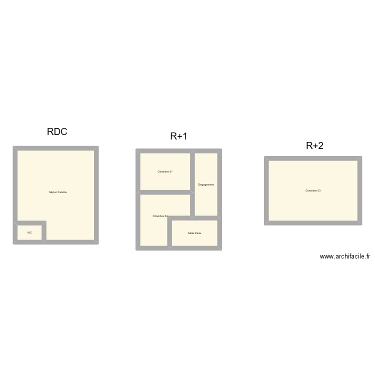 350602605. Plan de 7 pièces et 82 m2