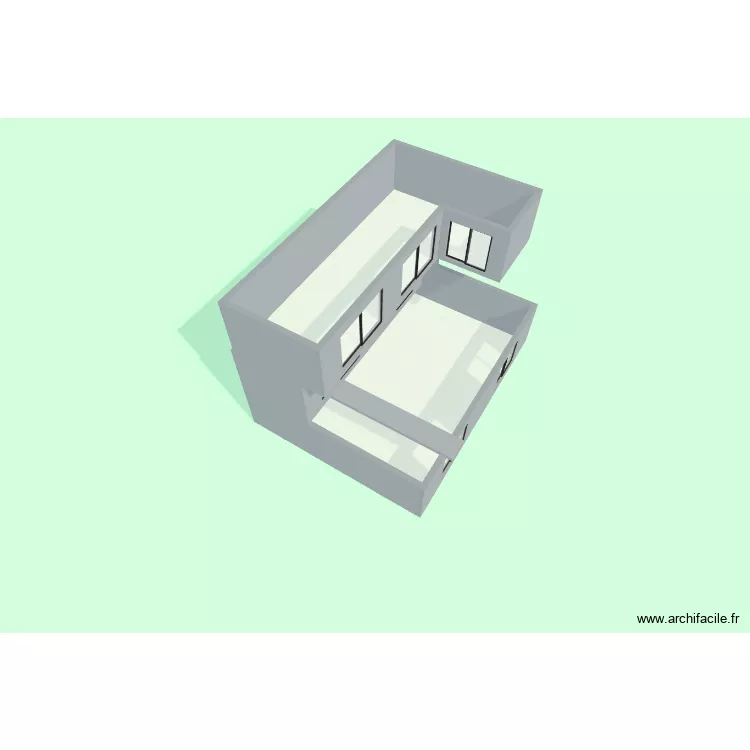 Plan de mas. Plan de 3  et 183 m²