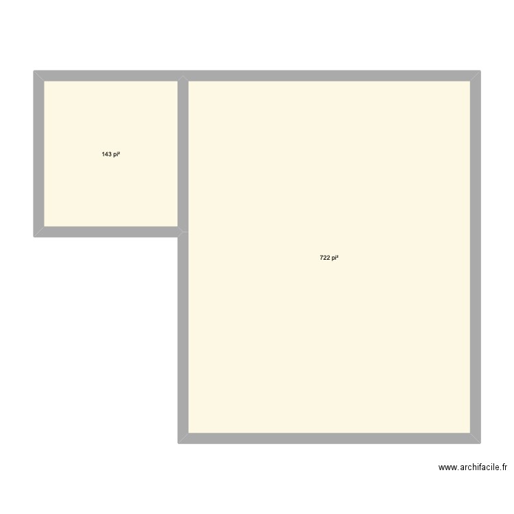 veranda mamie. Plan de 2 pièces et 80 m2