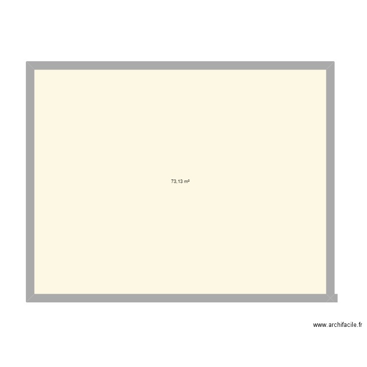 pedro. Plan de 1 pièce et 73 m2