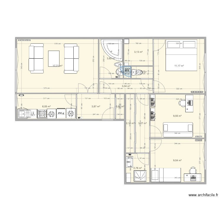 VINCECIL existant. Plan de 0 pièce et 0 m2