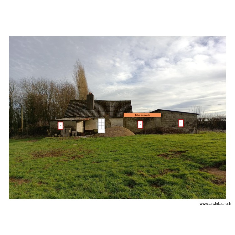 photo ouest. Plan de 0 pièce et 0 m2