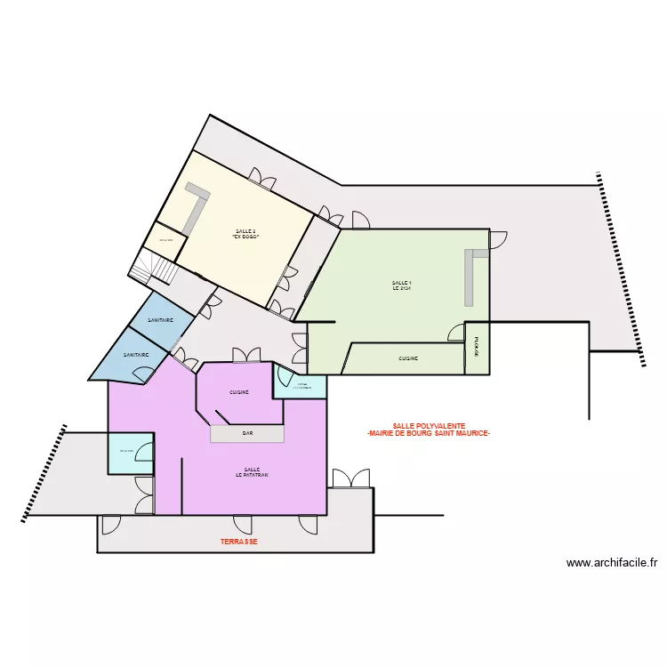FDP EVAC DECEMBRE V2. Plan de 13 pièces et 263 m² FDP EVAC DECEMBRE V2. Plan de 13 pièces et 263 m²
