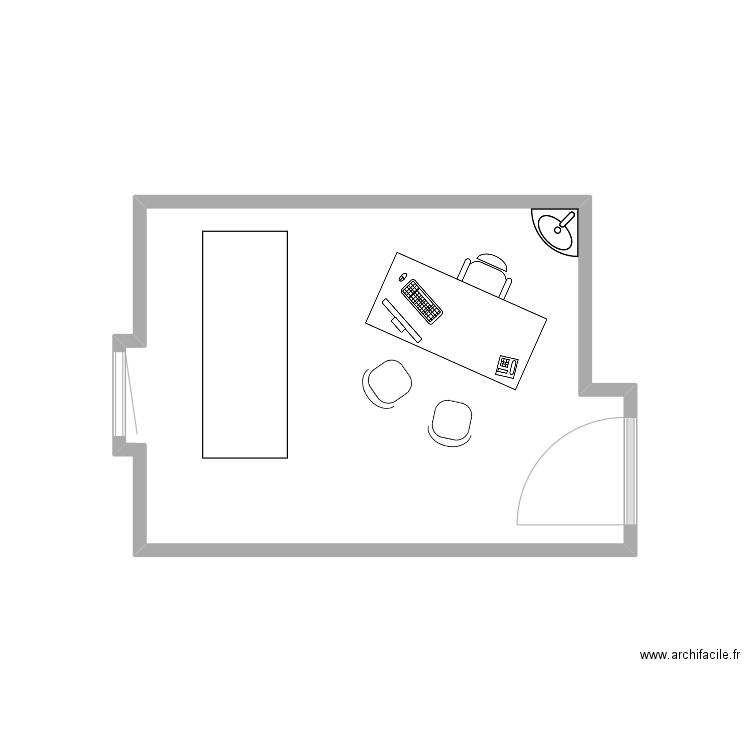 Bureau 1. Plan de 0 pièce et 0 m2