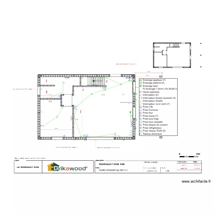 Anne Charlotte RDC. Plan de 