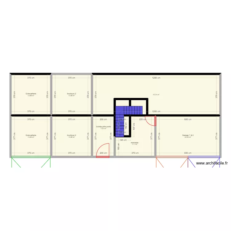 rez_de_chauss&eacute;e. Plan de 