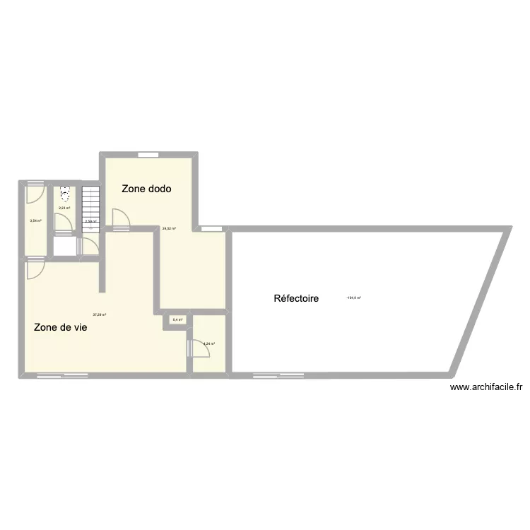 Mini-accueil 1. Plan de 8 et 148 m² Mini-accueil 1. Plan de 8 et 148 m²