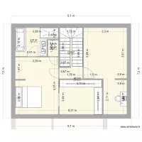 maisons Laffite plan dernier étage V5
