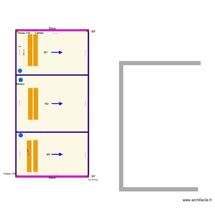 Lempereur V2. Plan de 