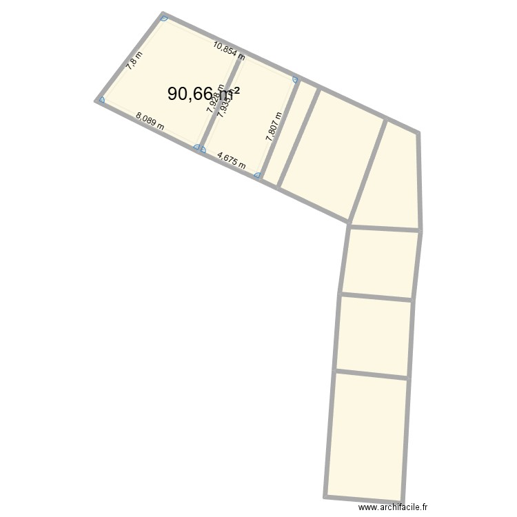 BOMY. Plan de 5 pièces et 271 m2