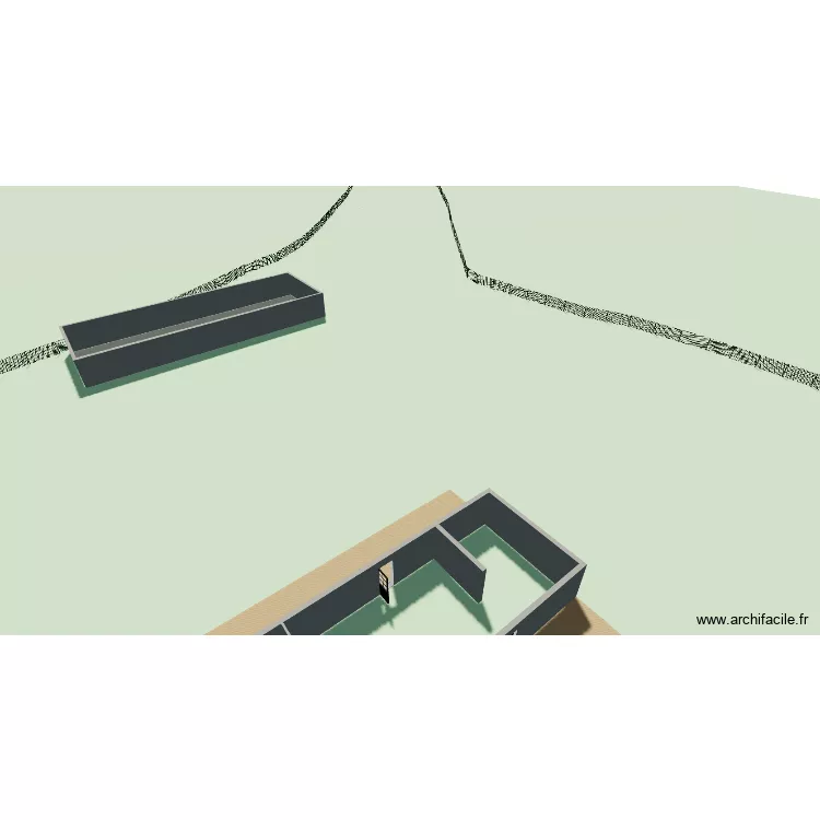 Maison Arrou. Plan de 6 Pièces et 186 m²
