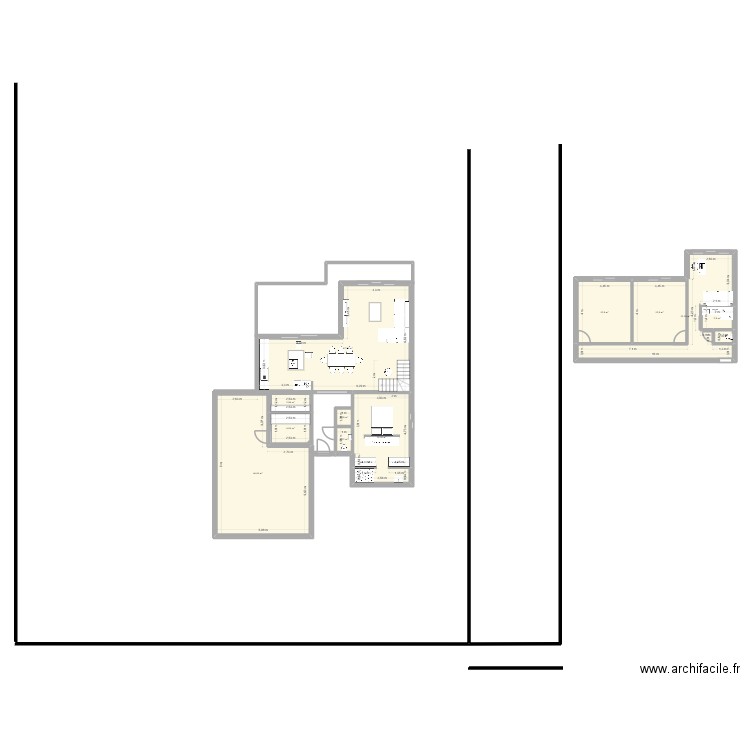 Maison Lilie et Séb. Plan de 12 pièces et 175 m2
