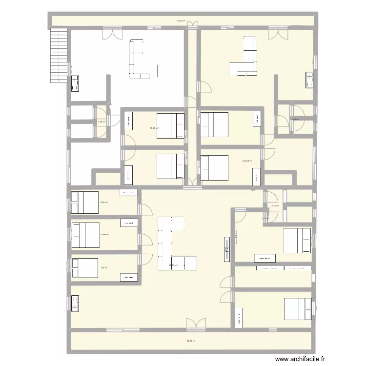 djami. Plan de 