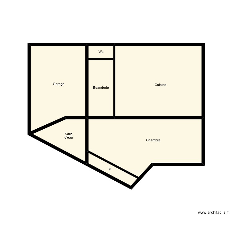 Coulais fontenay. Plan de 6 pièces et 23 m2