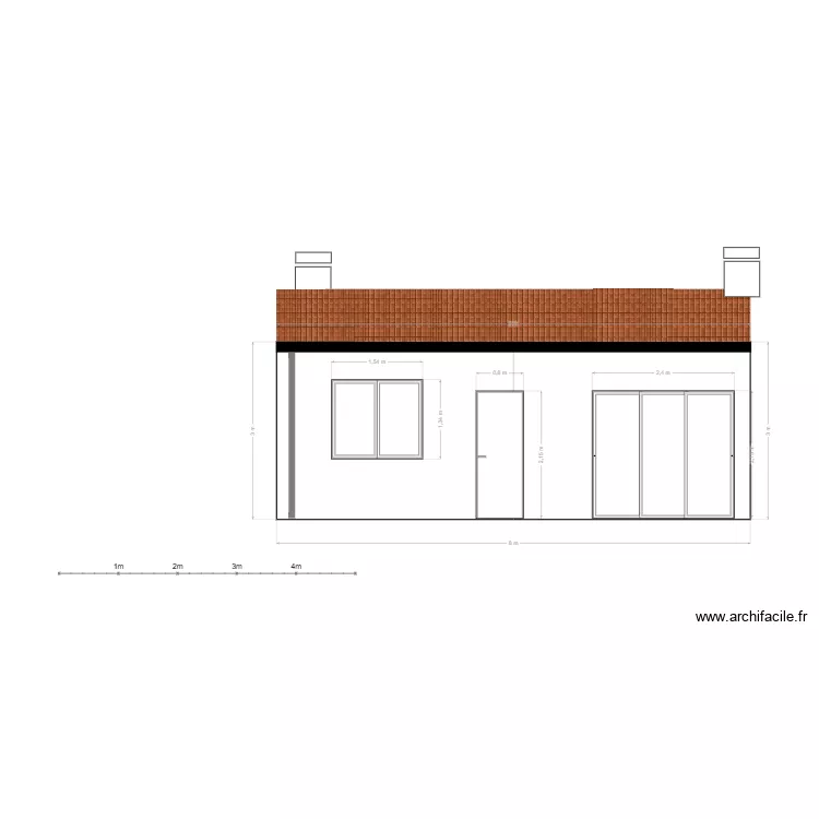 MAISON JARDIN. Plan de 