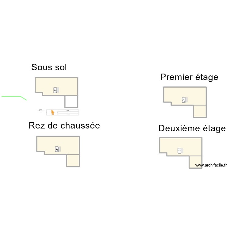 Maison citoyenne 4 niveaux. Plan de 0 pièce et 0 m2