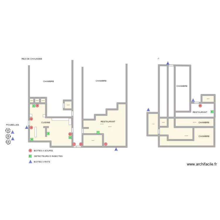 LES ACACIAS. Plan de 12 pièces et 147 m²
