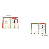 D&eacute;pendance Joigny proposition echelle et chemin&eacute;e existantes