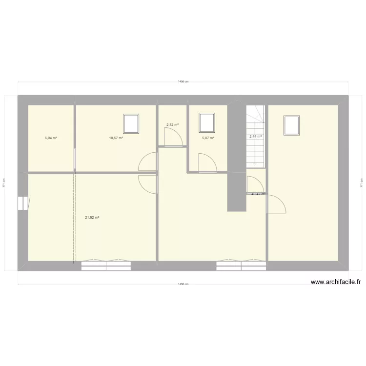 OBterre avant travaux. Plan de OBterre avant travaux. Plan de